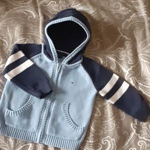 Tommy Hilfiger zip-up sweater, toddler boy,18 m